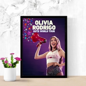 Olivia Rodrigo Guts World Tour - poster 30 x 40