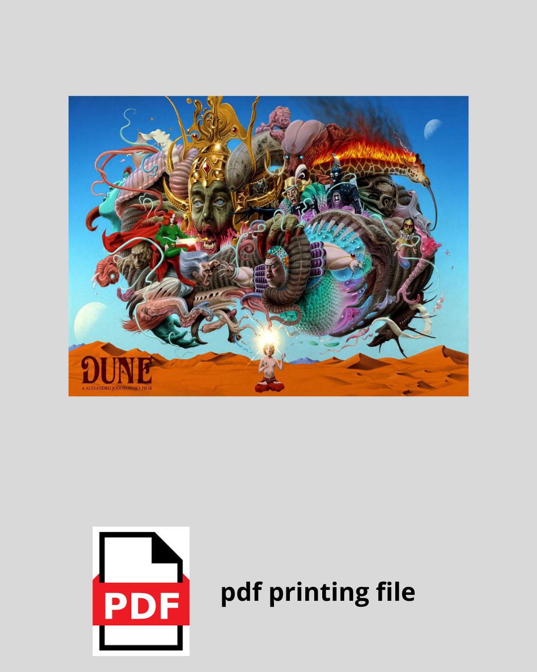 『ホドロフスキーのDUNE』　 B1ポスター ホドロフスキーのDUNE』 B1ポスター Jodorowsky's Dune Original