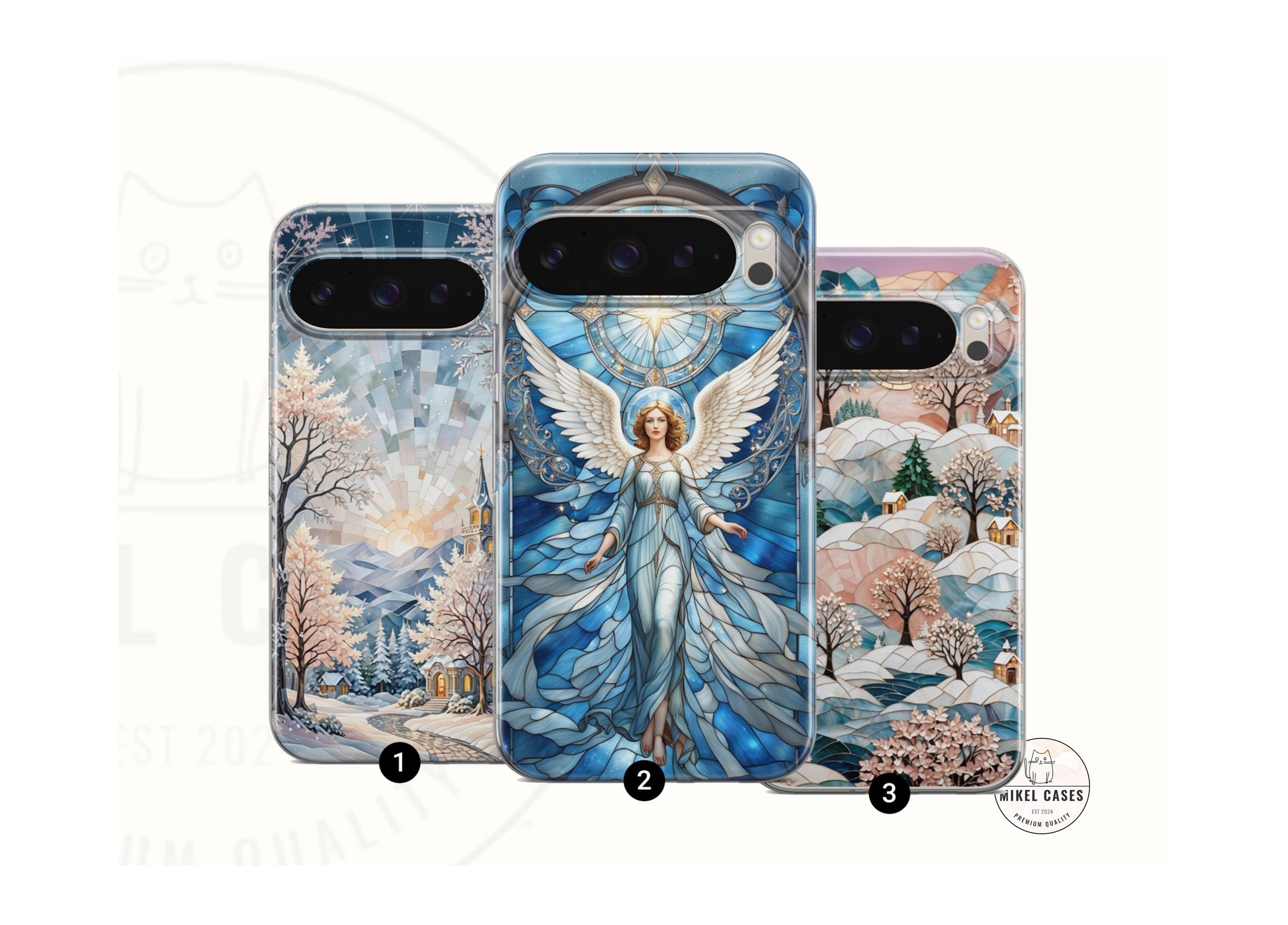 Mosaïque hivernale pour Google Pixel 10, étui 9pro xl, 8A, 7 Pro, 7a Pro, 6A, Pixel 6 Pro pour Pixel 5a, Pixel 4, Samsung S25, iPhone 16e