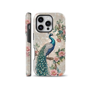 Peacock Phone Case Stained glass Cover fits iPhone 16e, 16 pro , 15, 13, 12, Google pixel 9, 8q, 7A, 6, Samsung S25, A54, S21, S23 Ultra,