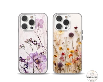 Wild flowers print Phone case for  iPhone 16e, 15 pro, 13, 11, XS case, Case for Pixel 9 pro Pixel 8A case,  Samsung Galaxy S25, S24, A16,