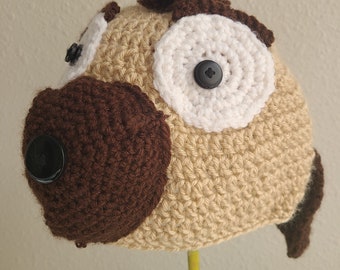 Crochet Meerkat Hat - Always Sunny in Philadelphia hat - Cosplay Costume Hat