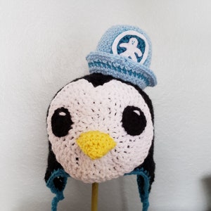 Crochet Peso the Penguin Octonaut Hat - Cartoon Costume Hat - The Octonauts - Cosplay Crochet Hat