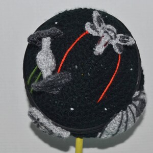 Interactive Star Wars Crochet Hat - Fly the Millenium Falcon Through a Space Battle! Death Star, X-Wing Fighter, and TIE Fighter