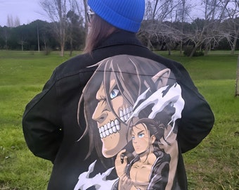 ¡Chaquetas vaqueras personalizadas pintadas a mano con tus personajes de anime favoritos!