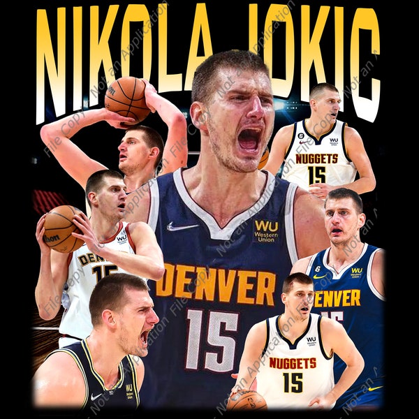 Nikola Jokic T Shirt Design PNG Instant Download 300 Dpi