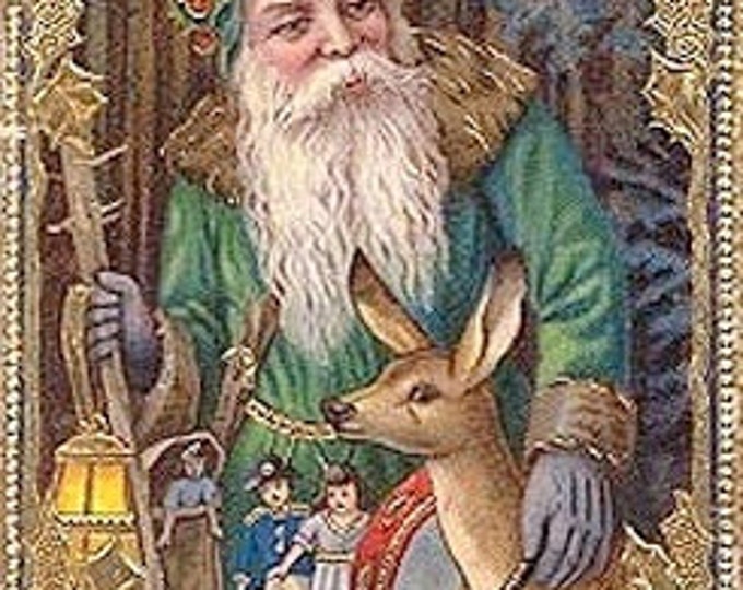 Old World Santa Cross Stitch Pattern PDF Etsy