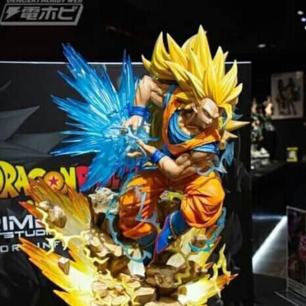 DBZ Goku SSJ3 figure, Goku figure high-quality 3d Printing STL Files