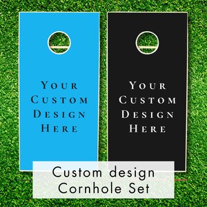 Cornhole Board Custom Design Bean Bag Toss Set Personalized Monogram Cornhole Set Family Name Wedding Cornhole Custom Boards Backyard Game