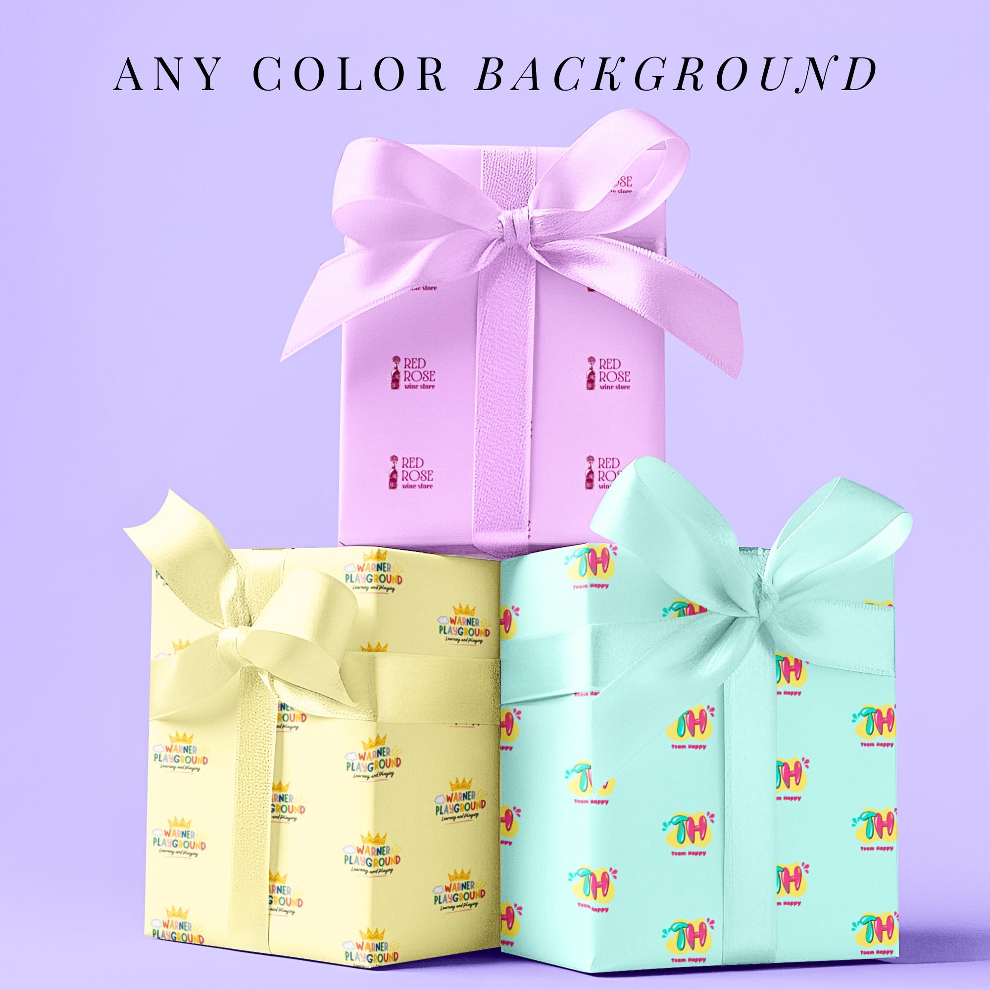 Branded Giftwrap Custom Logo Wrapping Logo Gift Wrap Logo Wrapping Your ...