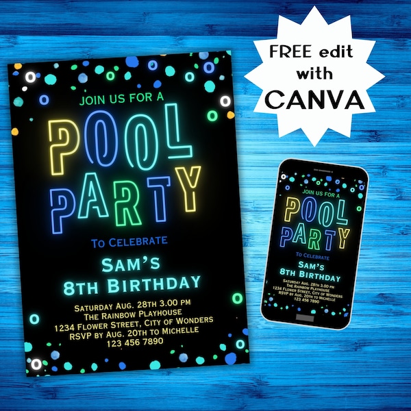 Pool Party Canva