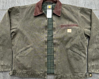 Carhartt Detroit Vintage Green Jacket