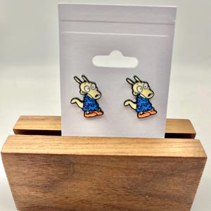 Throwback 90s Kid Rocko’s Modern Life Stud Enamel Earrings