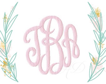 2.5" inch Embroidery Font Empire Empress Master circle Machine Embroidery Instant Download 4x4 5x7 6x10 BX instant download