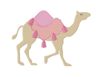 Moroccan Camel Embroidery Design Monogram Marrakkech Instant Download Font 4x4 5x7 6x10 BX
