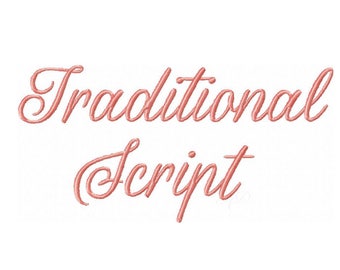2" Traditional Script Holiday Embroidery Font Instant Download Stockings Monogram 4x4 PES BX All Formats Herringotn Design