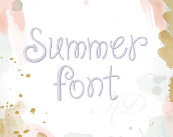 2" inch Modern Handwriting Machine Embroidery Font KG Janda Shine Your Light On Us Instant Download Summer BX instant download