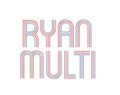 3" Multi Color Ryan Deco Embroidery Font Satin Type Font Serif BX Instant download 4x4 5x7 6x10