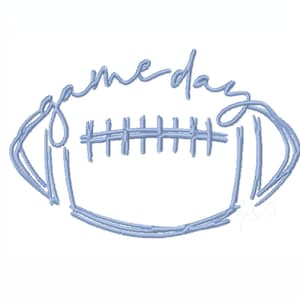 Game Day Football Embroidery Design Monogram Stitch Font Instant download BX 4x4 5x7 6x10 PES Herrington Design Halloween Checked