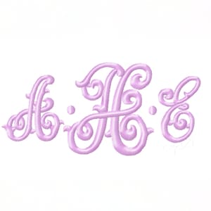 2.5&quot; inch Willow Satin Font Embroidery Machine Font BX Instant download PES 4x4 5x7 6x10