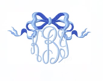 Wide Satin Bow Embroidery Frame PES BX Instant Embroidery Machine Font Download Herrington Design