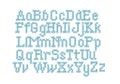 3" inch Cross Stitch Alphabet and Numbers Uppercase Lowercase Embroidery Font Machine Embroidery Instant Download BX PES Herrington Design