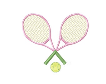 Tennis Monogram Preppy Embroidery Design Monogram Font Satin stitch Instant Download PES BX All Formats Herrington Design
