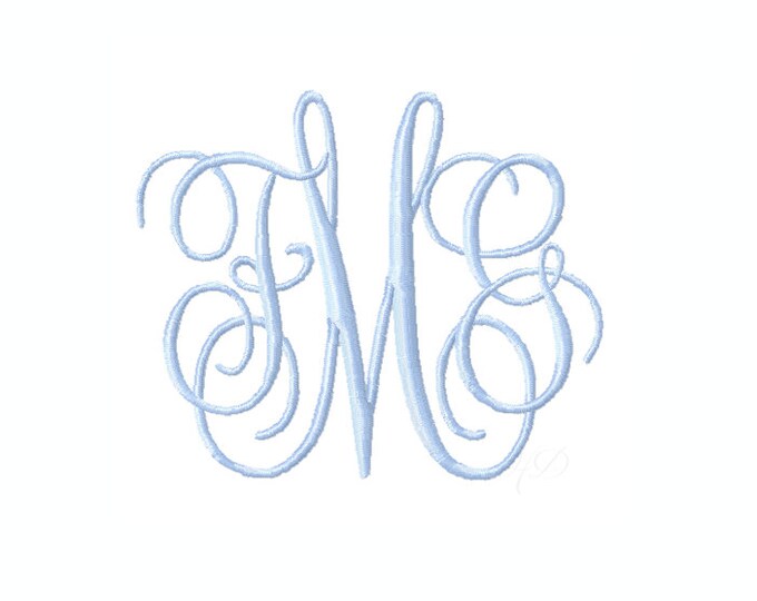 Wedding Monogram HM MH Duogram Digital - Etsy