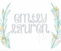 Embroidery Font 2" inch Emily Lauren Satin Stitch Curl Monogram Font Design KG Hide and Seek BX instant download 4x4 5x7 6x10 PES