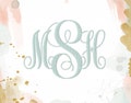 8" 9" and 10" inch Classic Embroidery Fill Interlocking Monogram Embroidery Font Large 5x7 6x10 Hoop BX instant download PES