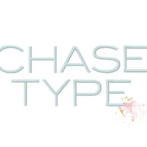 3/4" or .75" inch Classic Type Art Deco Monogram Embroidery Font File Machine Embroidery Instant Download Chase BX instant download
