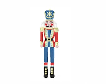 Nutcracker Christmas Fall Embroidery Design Instant download 4x4 5x7 6x10 PES BX All Formats Herrington Design