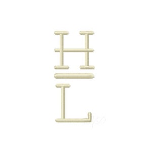 1" inch Hudson Light Satin Stitch Monogram Design Type Serif Boy Embroidery Fonts BX PES Instant download Herrington Design