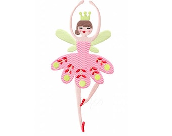 Sugar Plum Fairy Nutcracker Christmas Holiday Ballet  Embroidery Design Monogram Instant download 4x4 5x7 6x10  Herrington Design
