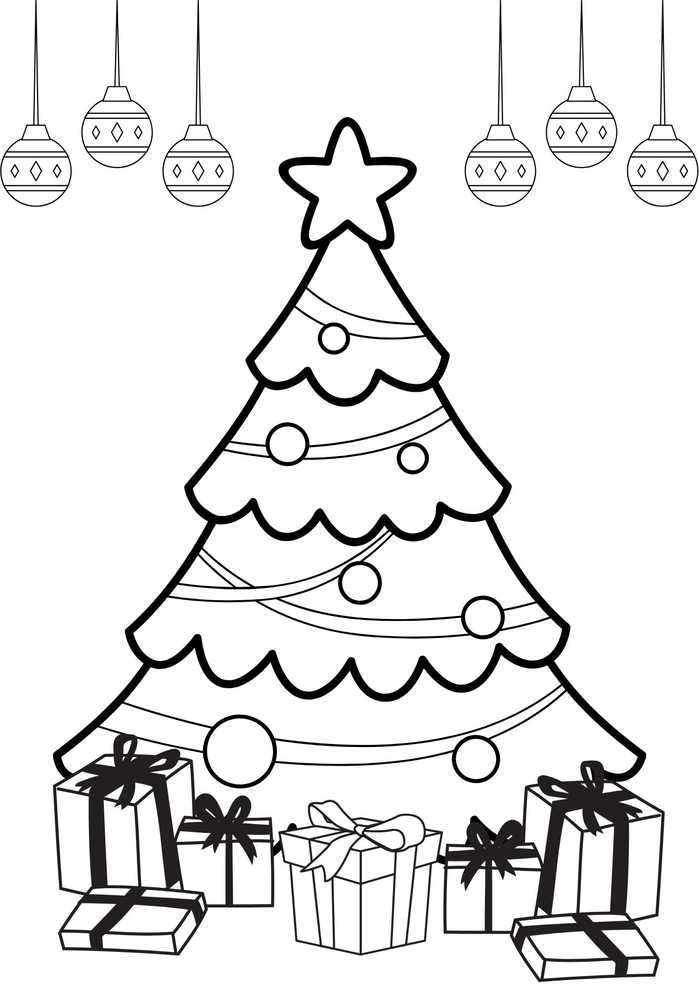 Children's Christmas Colouring Pages Printable Etsy
