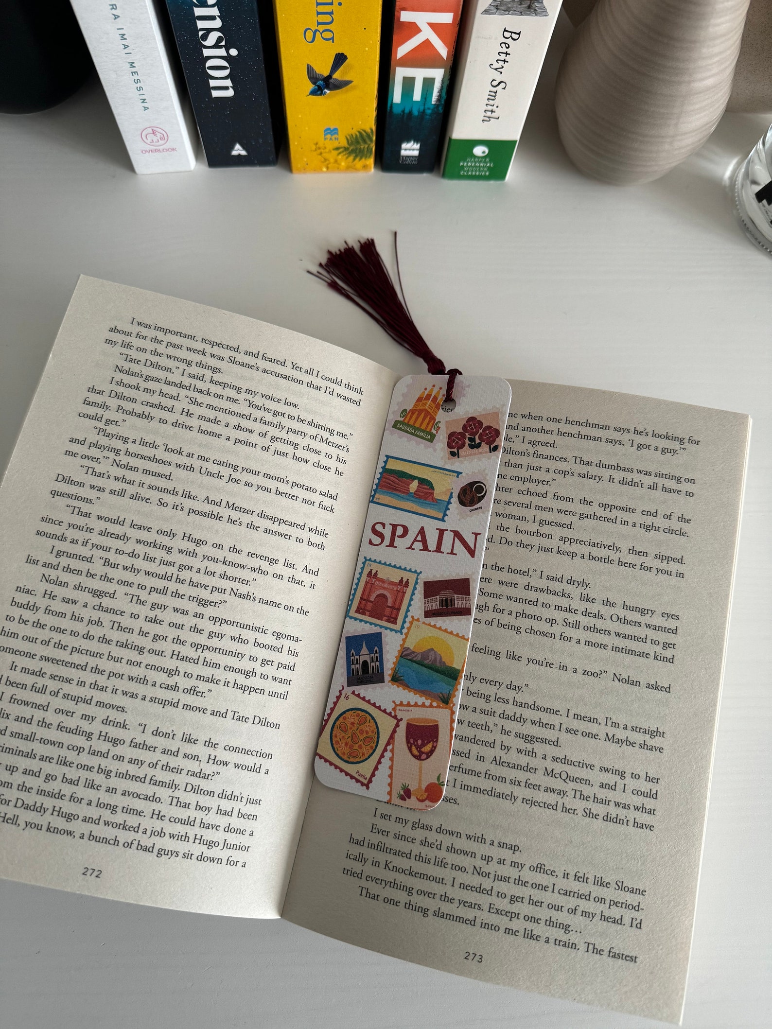 Spain Bookmark - Etsy