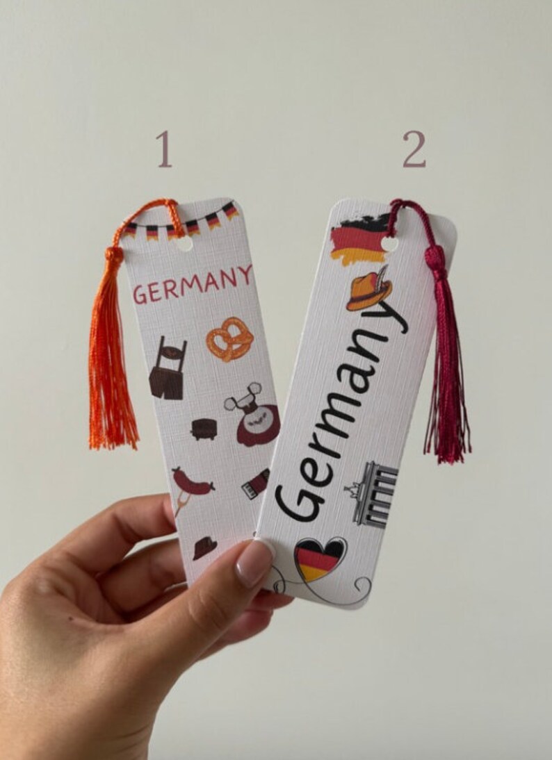 Germany Bookmark - Etsy