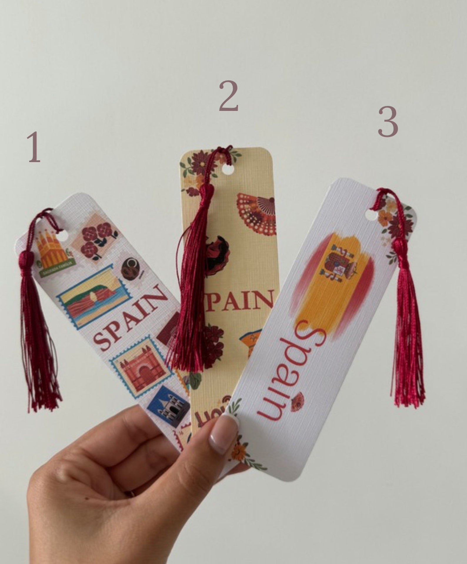 Spain Bookmark - Etsy