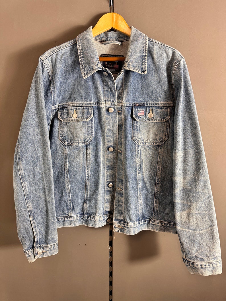 Handmade Vintage Jeans Jacket Graffiti Streetart Customized Denim Size ...