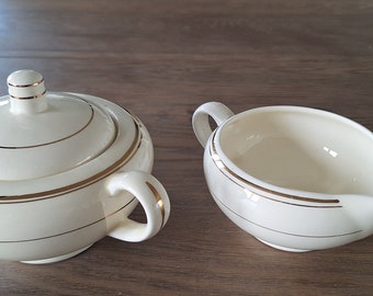 milk and sugar bowl from society ceramique maestricht