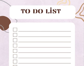 To do list