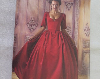 Simplicity 8411 American Duchess Skirt and Bodice Costume Pattern size 6 - 14 UNCUT FF
