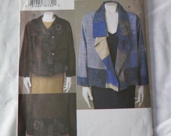 Vogue V7907 Marcy Tilton Misses Jacket Sewing Pattern sizes S-M or 8 10 12 14 UNCUT FF