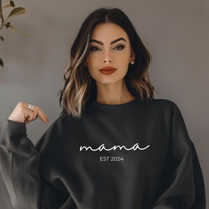 Personalized Mama Sweatshirt - Mom Gift, Mother&#39;s Day Gift, Mom Christmas Gift, Personalized Mama Shirt