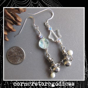 Snowmen Snowperson Attack of the Zombie Snowman Earrings by Cornerstoregoddess EHAG image 5