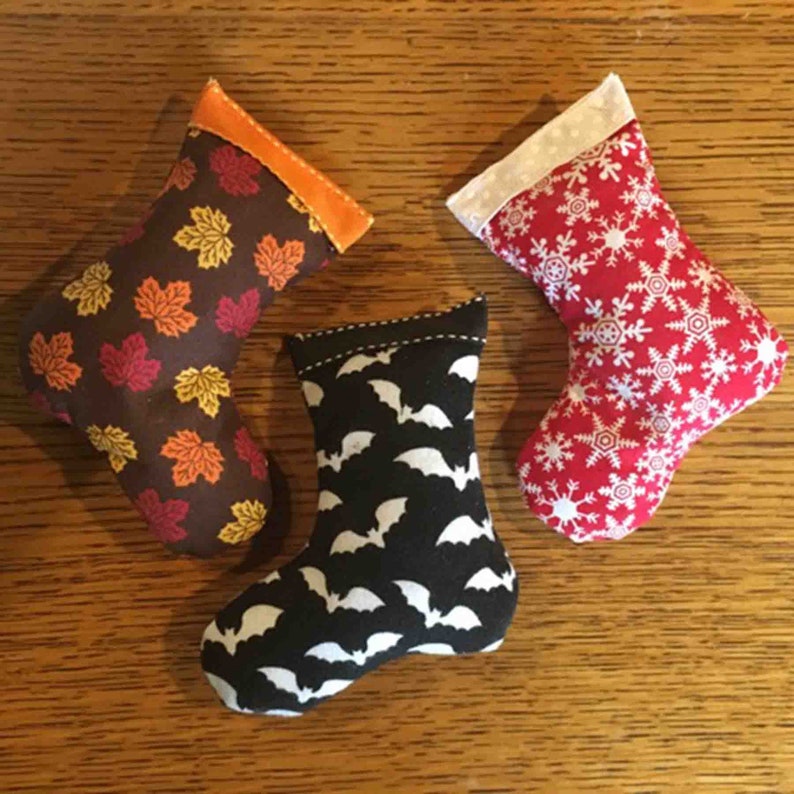 Holiday Kitty Cat Catnip Sock Toys Etsy