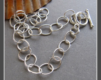 Sterling Silver 7-1/2 " Starter Charm Bracelet