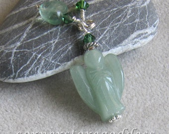 Cornerstoregoddess Aventurine ange charme tirette