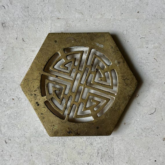 Vintage Brass Trivet