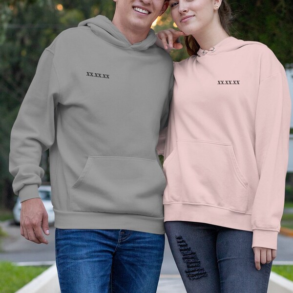 Sweatshirt couple,sweat cadeaux personnalisable,sweat personnalisé,cadeaux couple,cadeaux anniversaire